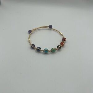 Fashion Jewelry Blue and Green Beaded Bracelet